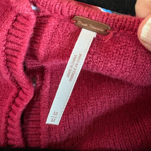 Free People Vibrant Red Knit Sweater Dress - Picture 6 of 10